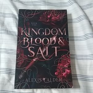 Kingdom of Blood & Salt Paperback - Black with Deep Red Cover